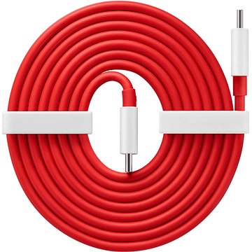 OnePlus Warp Charge Type-C/Type-C  Red (150cm) - Adatkábel