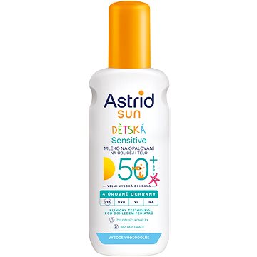 ASTRID SUN Sensitive spray naptej gyerekeknek SPF 50+ 150 ml