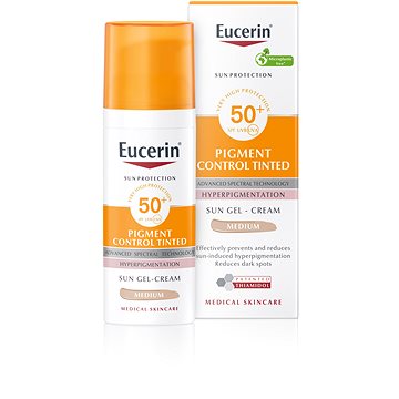 Eucerin Sun Pigment Control színezett, közepesen sötét SPF50+ 50 ml