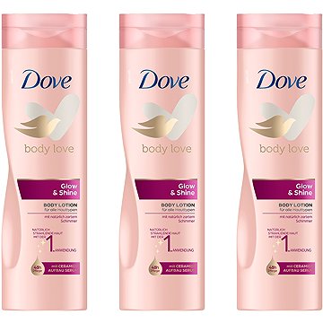 DOVE Triopack Glow & Shine 250 ml