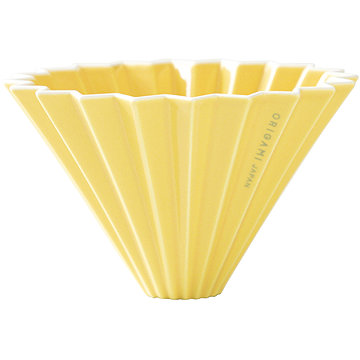 Origami Dripper kerámia, M, sárga