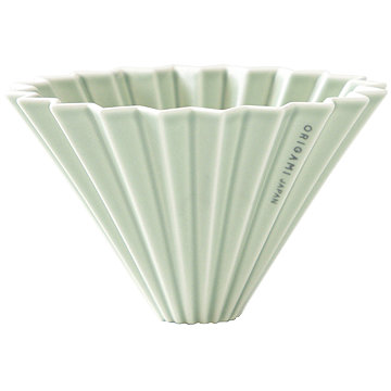 Origami Dripper kerámia, M, matt zöld