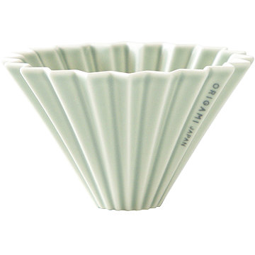 Origami Dripper kerámia, S, matt zöld