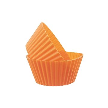 Orion Szilikon forma Muffin kosárka 6 db narancsszín