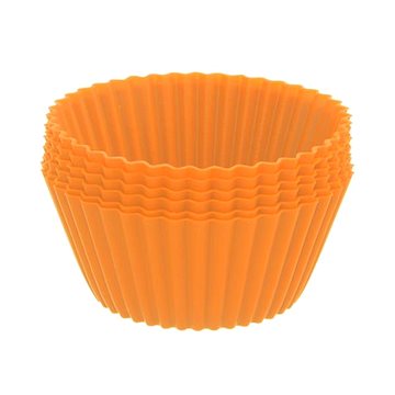 Orion Szilikon forma Muffin kosárka 12 db narancsszín