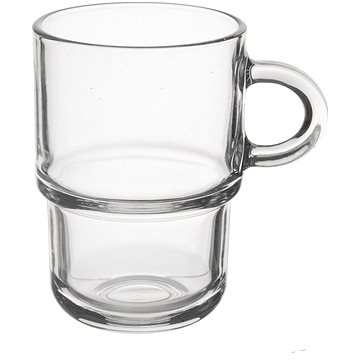 ORION Cozy UK129676 egymásba rakható bögre 0,35 l, 6 db, üveg