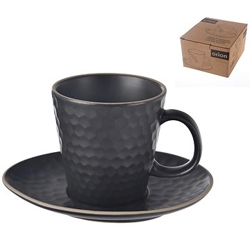 Orion TEA TIME Cappuccino Csésze + csészealj, kerámia, 0,25 l