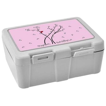 ORION Box UH Lunch uzsonnásdoboz 18x14x7,5 cm osztott SZÍVvel