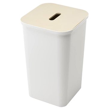 ORTHEX COLLECT szennyeskosár 53 l, fehér + fa fedő