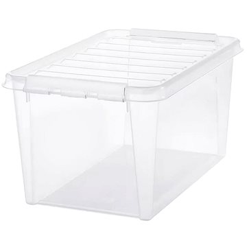 Orthex Classic tárolódoboz, fehér csatok, 47 l
