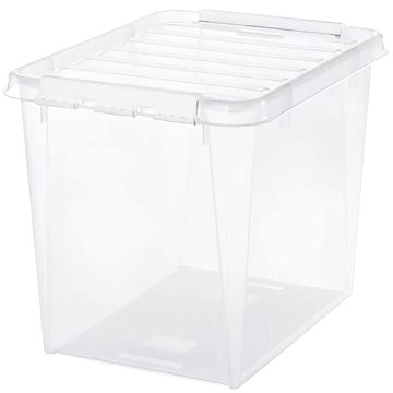 Orthex Classic tárolódoboz, fehér csatok, 52 l