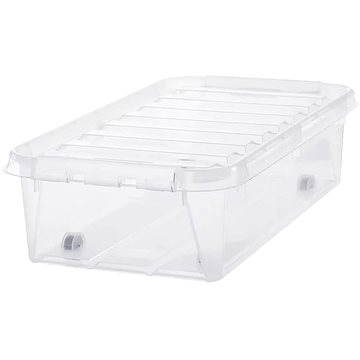 Orthex Classic tárolódoboz, fehér csatok, 31 l