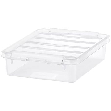 Orthex Classic tárolódoboz, fehér csatok, 1 l