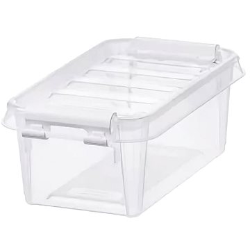 Orthex Classic tárolódoboz, fehér csatok, 0,3 l