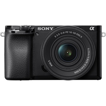 Sony Alpha A6100, fekete + E PZ 16–50 mm f/3,5–5,6 II
