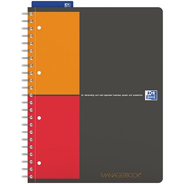 OXFORD International Managerbook A4+, vonalas - 80 lap