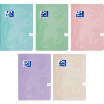 OXFORD Pastel A5, dupla vonalas, 16 lapos, véletlenszerű szín (1 db)
