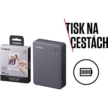 Canon SELPHY Square QX20 KIT, szürke + 20 db papír