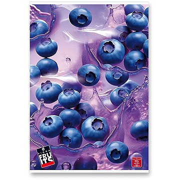 PIGNA Fruits A4 varrott, vonalas, véletlenszerű motívummal