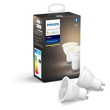 Philips Hue White 5.5W GU10 2 darabos szett - LED izzó