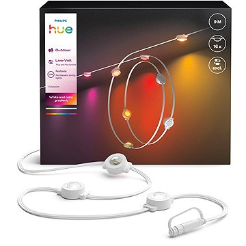 Philips Festavia permanent 9 m, 16 pod, fehér, extension