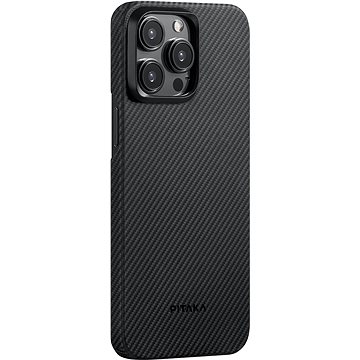 Pitaka MagEZ 4 600D Case Black/Grey Twill iPhone 15 Pro tok