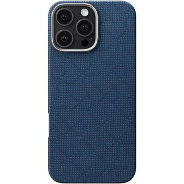 Pitaka Tactile Woven Case PTK Dark Blue iPhone 16 Pro tok