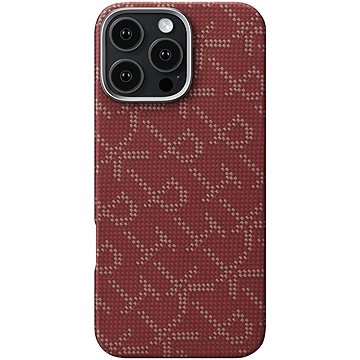 Pitaka Tactile Woven Case, PTK Red/Gold - iPhone 16 Pro Max