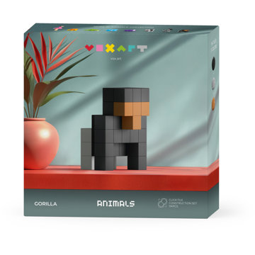 Pixio Voxart - Animals - Gorilla, Smart Pixel
