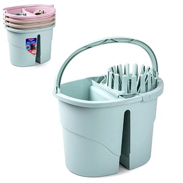 Plastic Forte Osztott vödör 16 l + Surt csavarókosár
