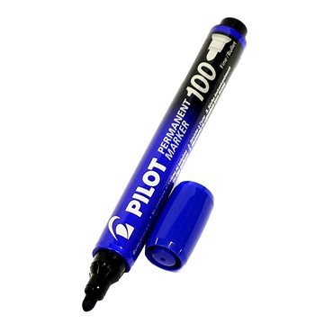 PILOT Permanent Marker 100, 1 mm, kék