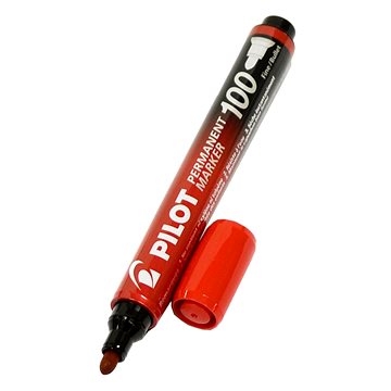 PILOT Permanent Marker 100 1 mm piros színű