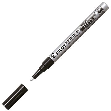 PILOT Super Color F, ezüst