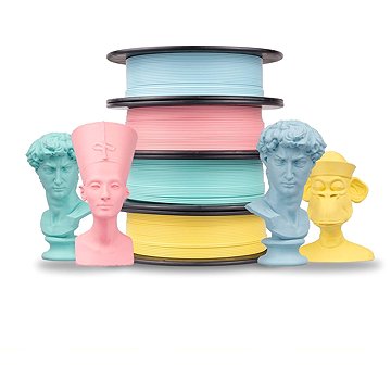 Filament PM 1.75 PLA+ Pastel Pack + Minták