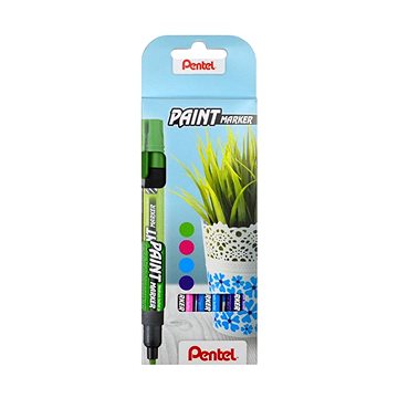 PENTEL MMP20-4COL Paint Marker, élénk színek - 4 db szett