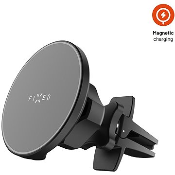 FIXED MagRound - MagSafe kompatibilis, 15 W, fekete