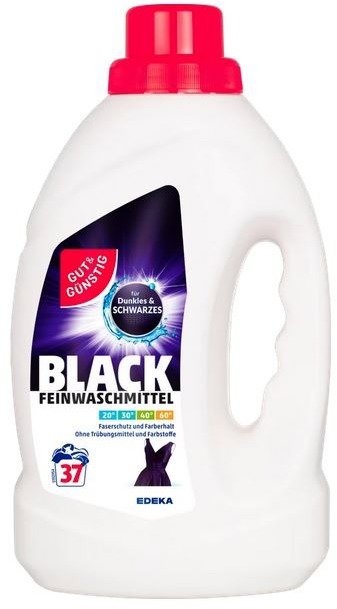 GUT&GÜNSTIG Black 1,5 l (37 mosás)