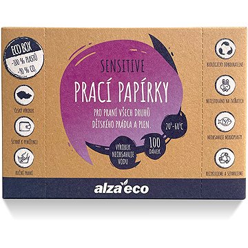 AlzaEco Sensitive mosópapírok (100 mosás)