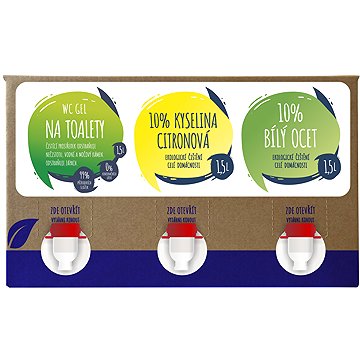 AlzaEco tisztítószerek 3× 1,5 l
