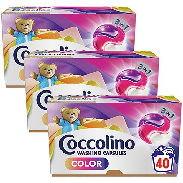 Coccolino Color 3 × 40 db