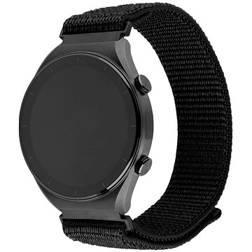 FIXED Nylon Sporty Strap Quick Release 22mm - fekete