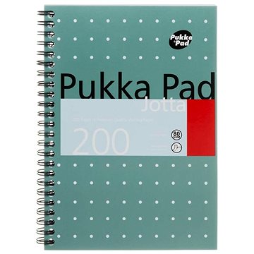PUKKA PAD, Metallic Jotta, A4+, vonalas, 100 lapos