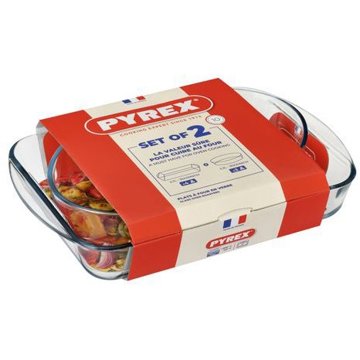 PYREX Sütőtál készlet, 2 db, 2,7 l + 2,2 l