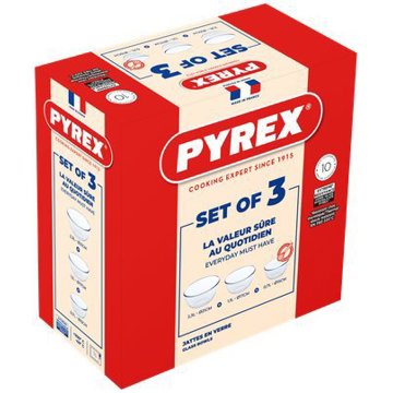 PYREX Tál készlet, 3 db