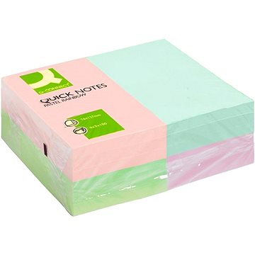 Q-CONNECT 76 x 127 mm, 4 x 3 x 80 kártya, pasztell