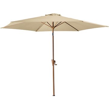 ROJAPLAST WOOD Dönthető napernyő, bézs, 3 m