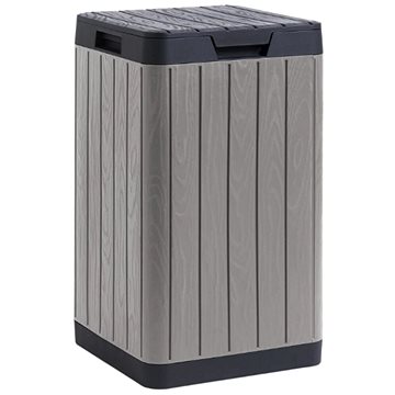 TOOMAX RIO GARDEN 80 l, műanyag kerti szemetes, szürke