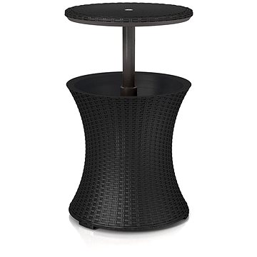 KETER COOL BAR RATTAN kerti bárasztal, grafit