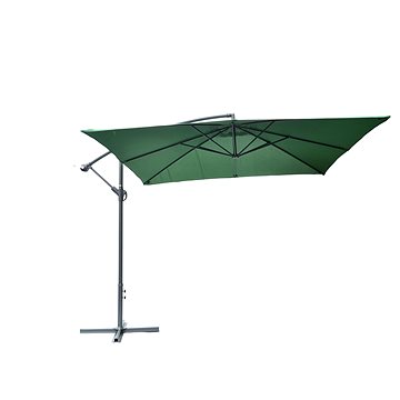 ROJAPLAST 8080 oldalkaros kerti napernyő, zöld, 270×270 cm