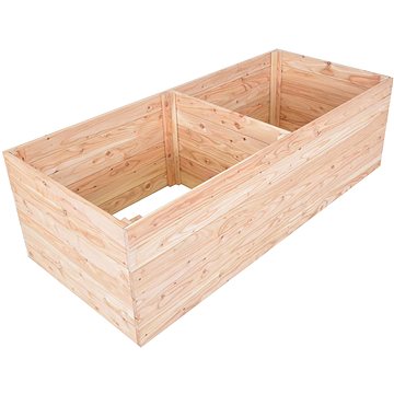 ROJAPLAST Premium magas ágyás, fa, 160 × 70 × 50 cm
